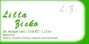 lilla zisko business card